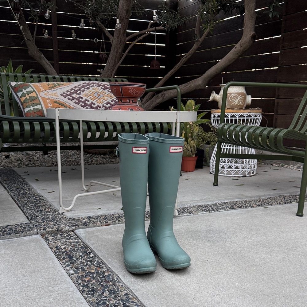 Hunter Women's Original Tall Rain Boots Teal
